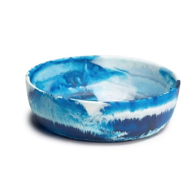 蓝野鸡雨果大树脂上菜碗