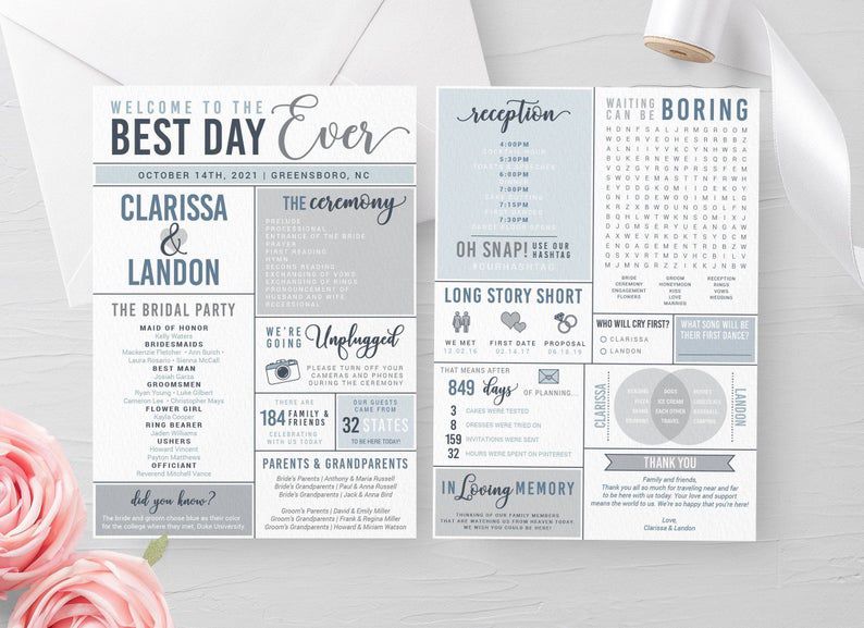 婚礼信息图节目