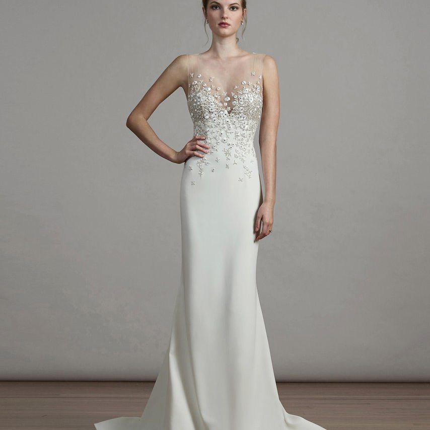 Liancarlo护套婚纱花贴花