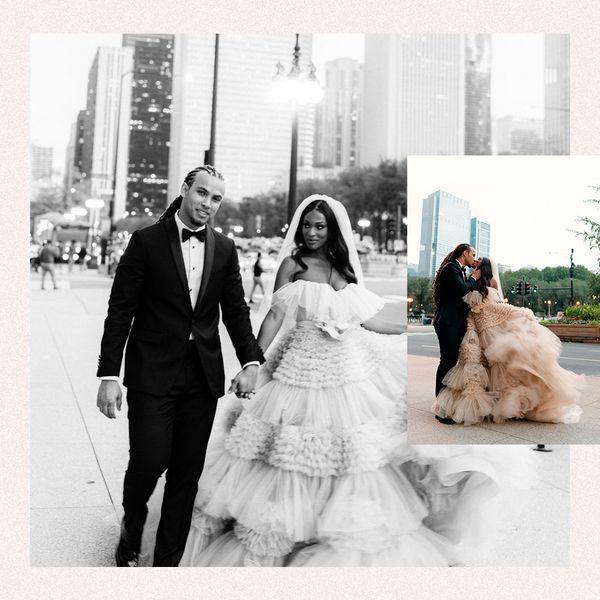 克林顿和乌切的婚礼“class=