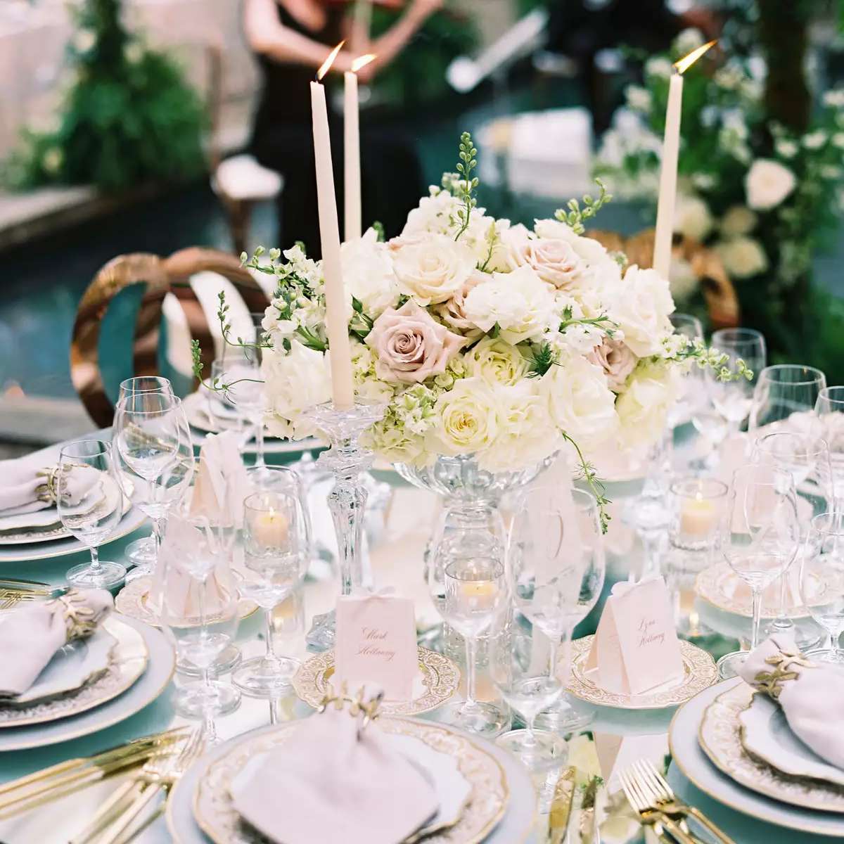 优雅的花朵中心