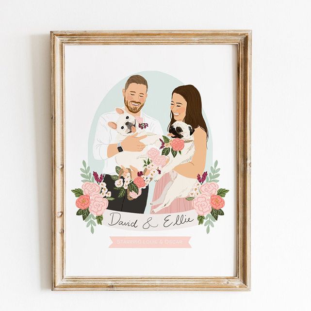 自定义夫妇肖像