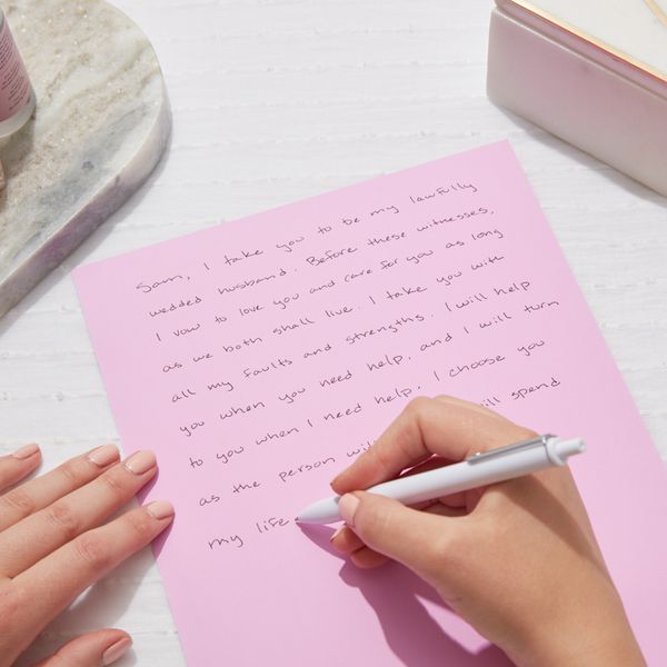 撰写婚礼誓言样本