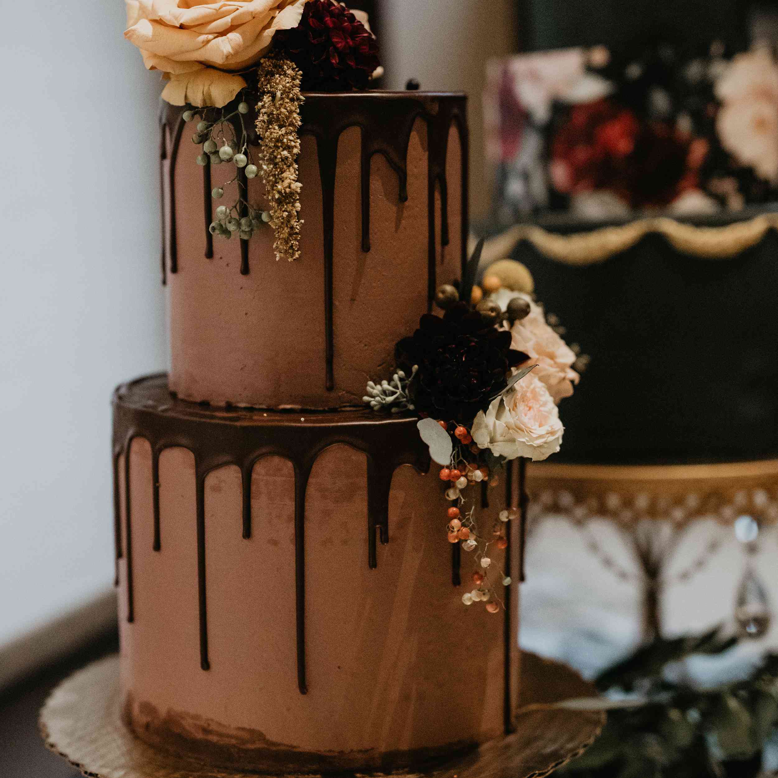 巧克力婚礼蛋糕