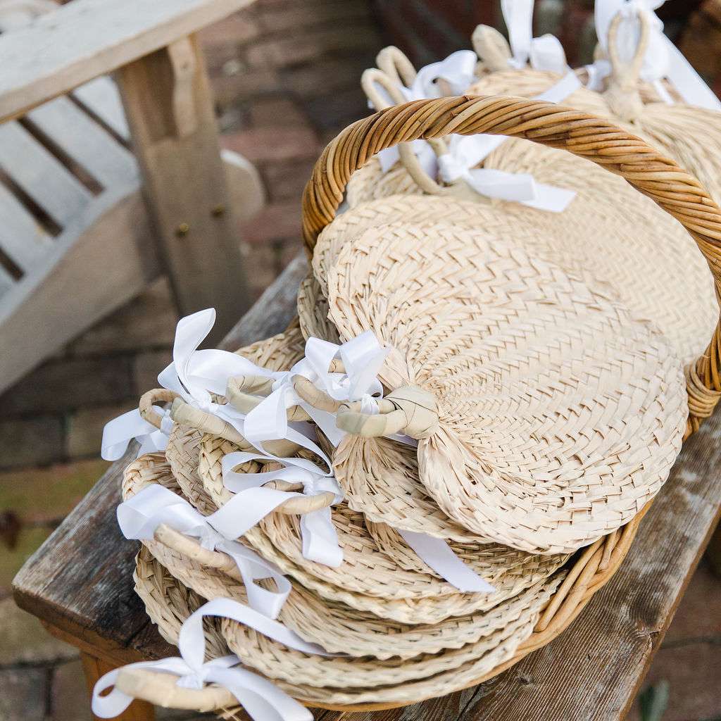 永恒的南方婚礼，装饰扇子