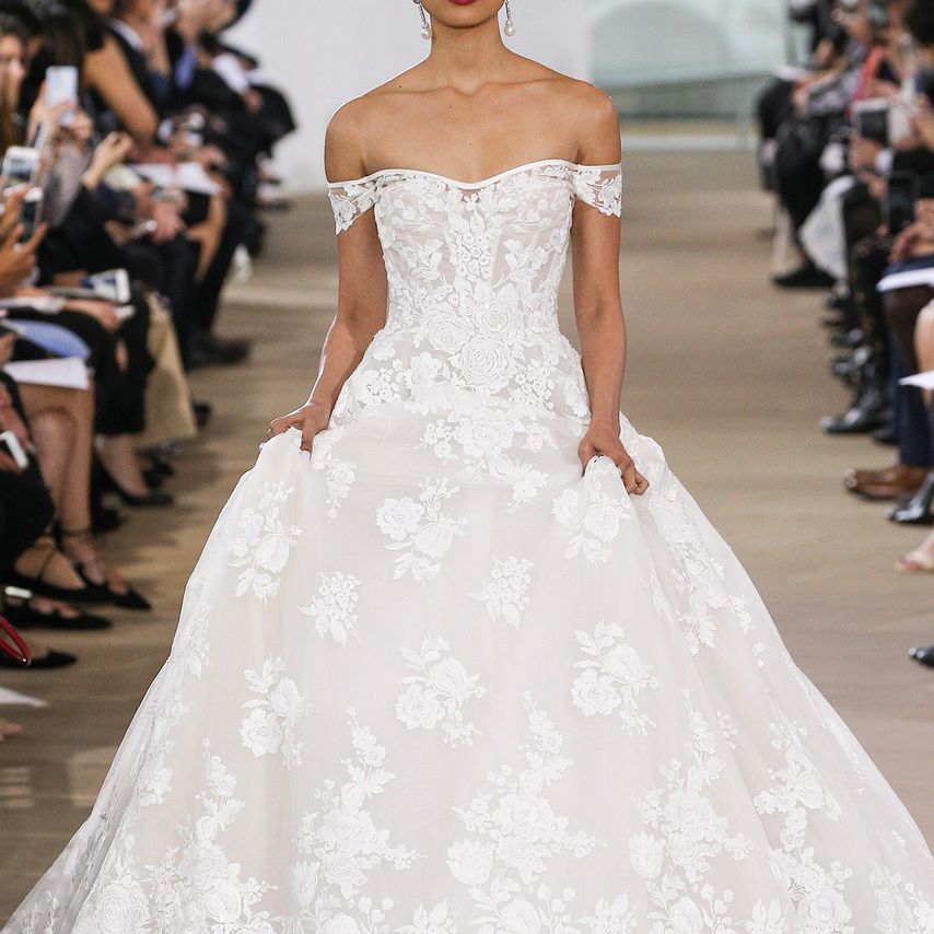 Ines Di Santo露肩婚纱