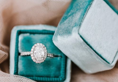 ld乐动官网订婚戒指Tiffany的盒子
