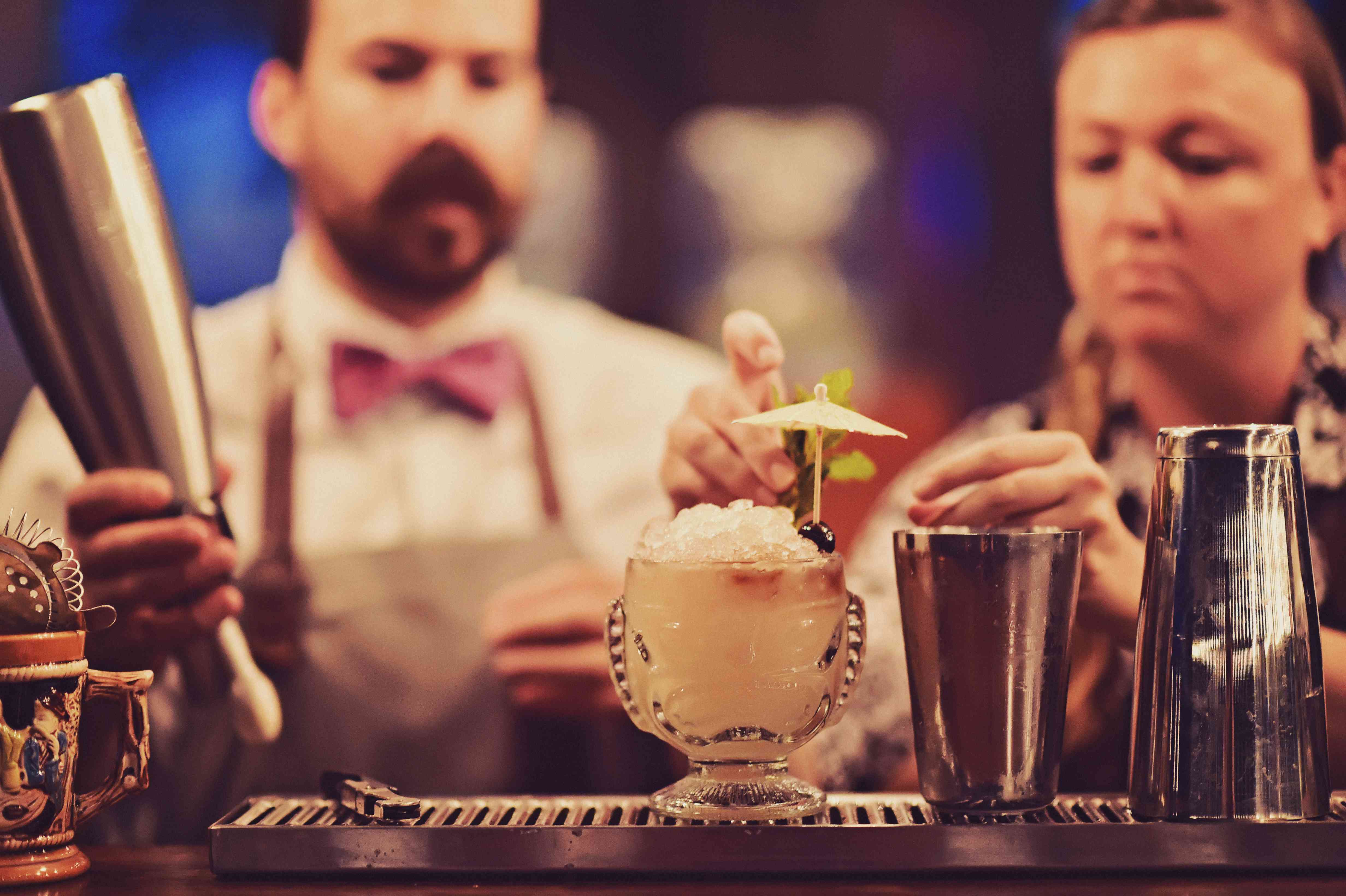 完美斟的麦台鸡尾酒