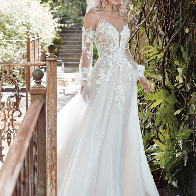 玛吉Sottero“史蒂维” A线礼服F20