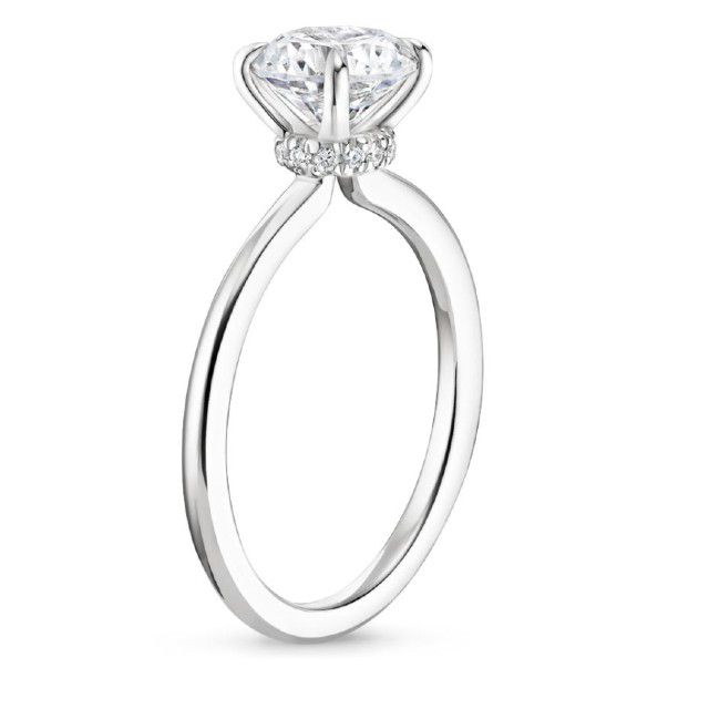 小隐形光环订婚戒指ld乐动官网