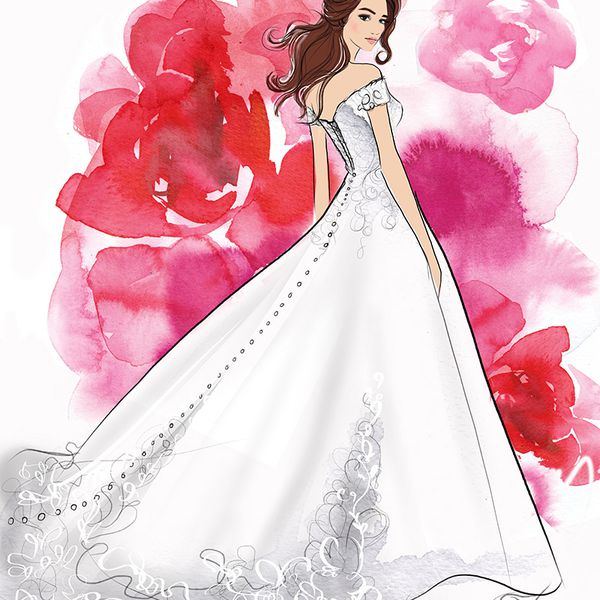 贝尔婚纱效果图