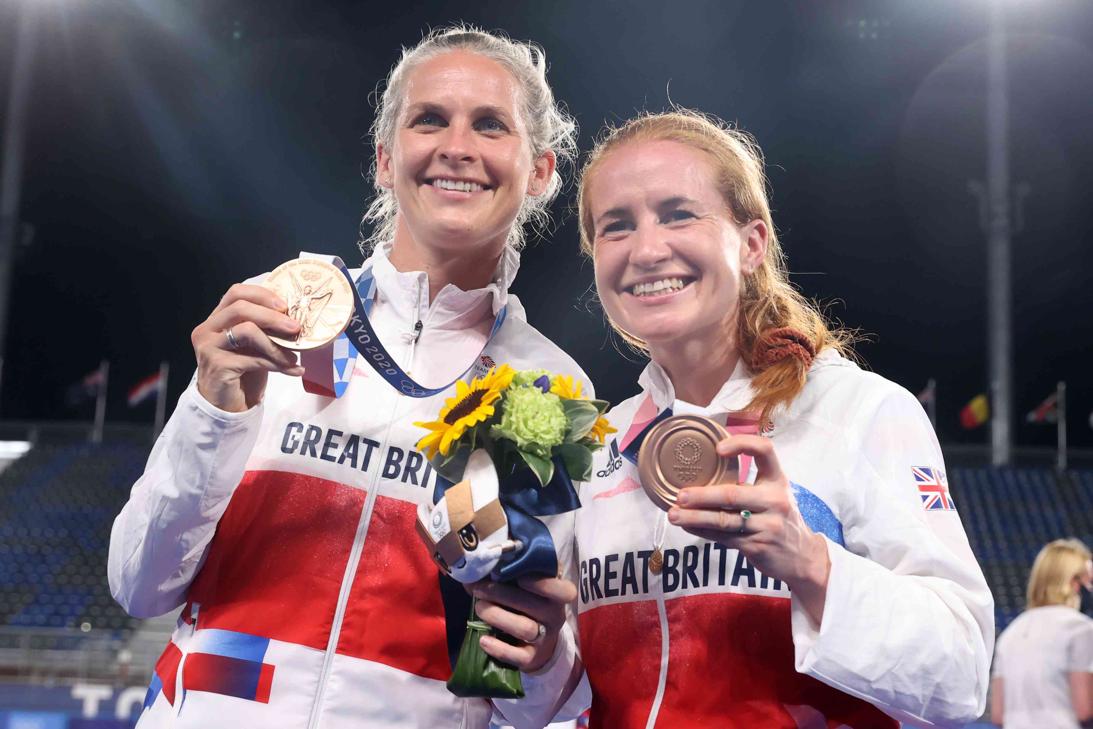 Sarah Jones and Leah Wilkinson