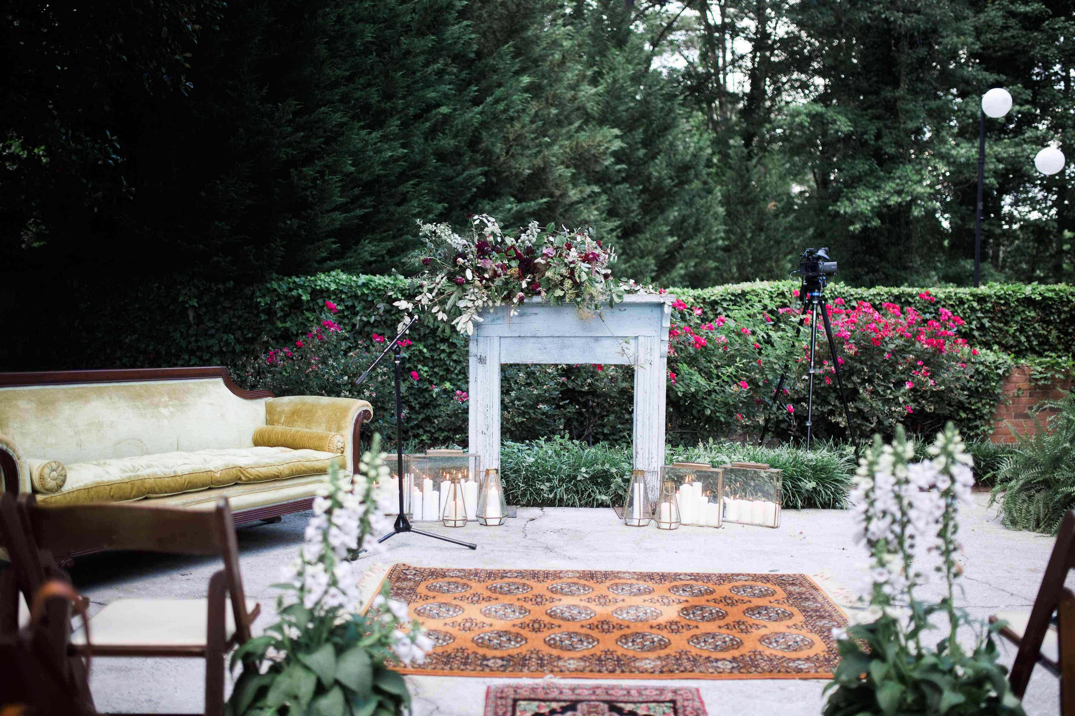 室外祭坛亚特兰大婚礼