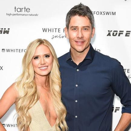 Lauren Burnham和Arie Luyendyk在加利福尼亚的西好莱坞。