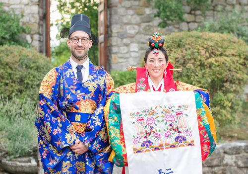 新娘新郎韩国服装