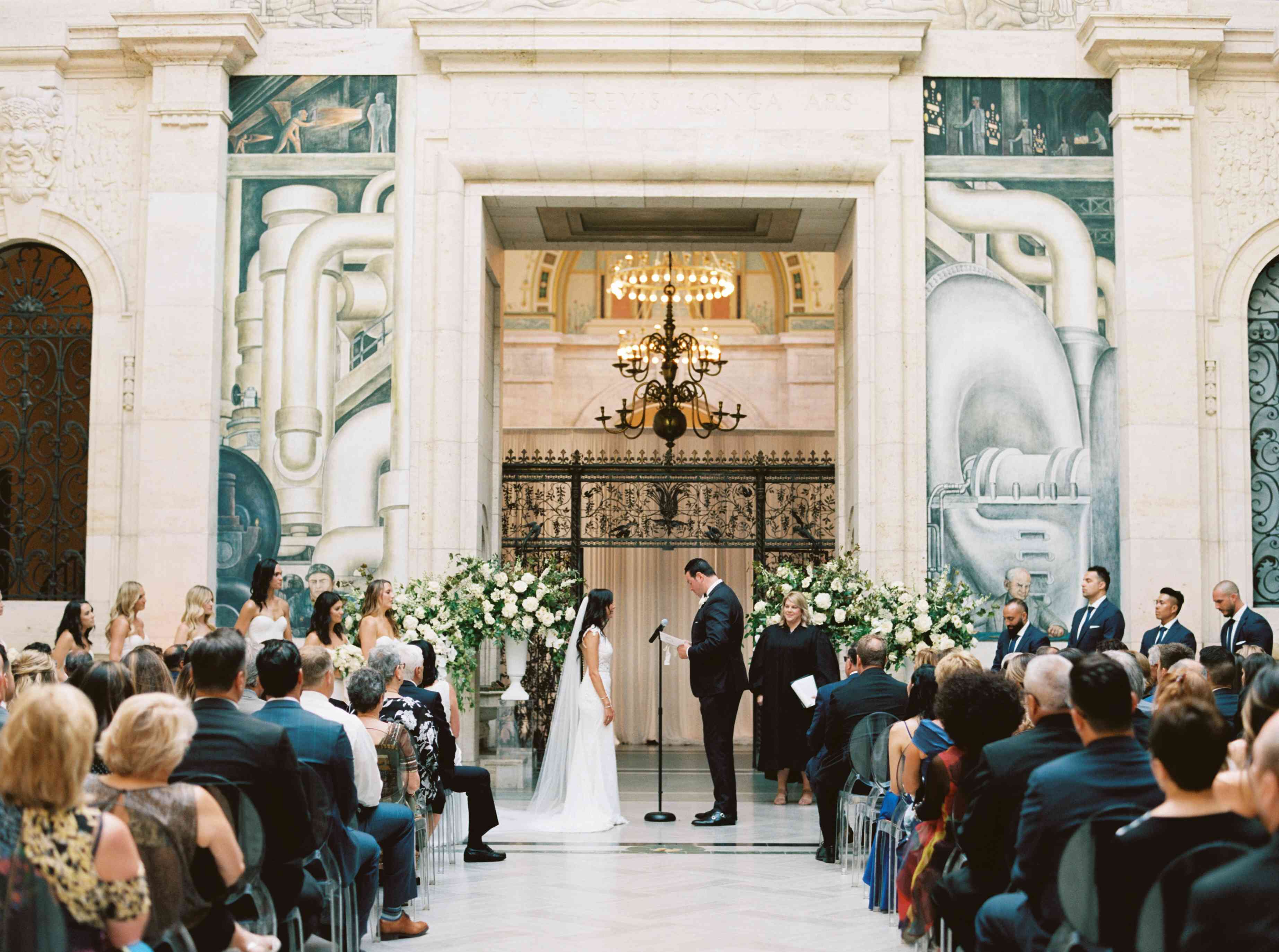 新郎读他的誓言