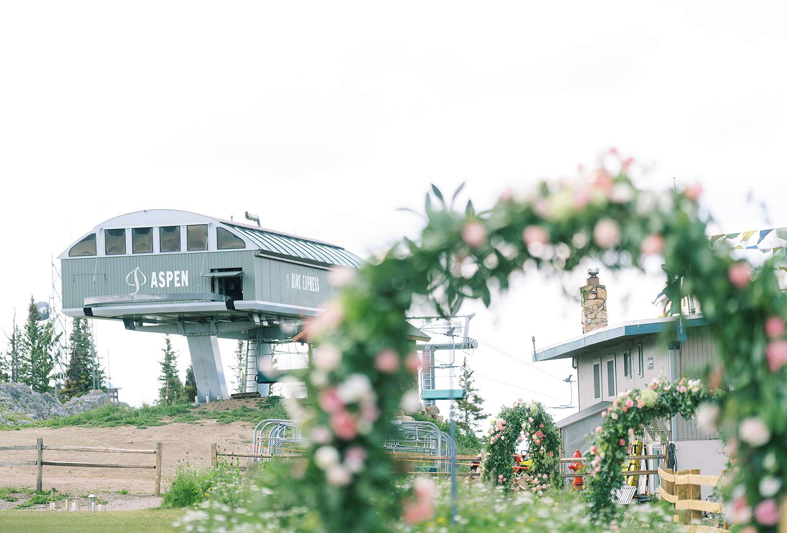 滑雪的婚礼地点