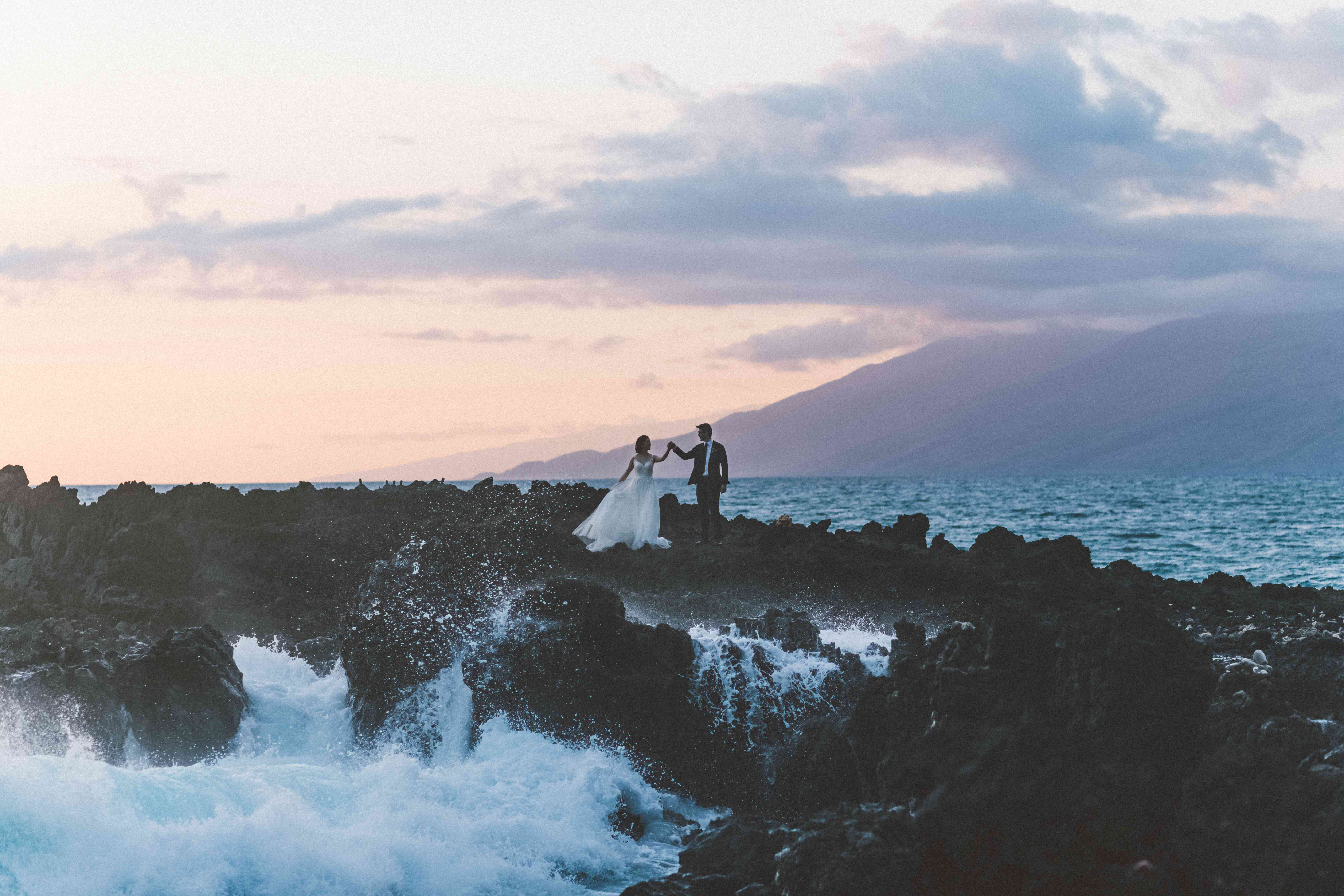 <P>在Kukahiko房地产南毛伊婚礼照</ P>