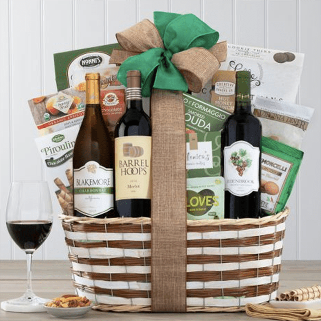 葡萄酒乡村葡萄酒三重奏盒