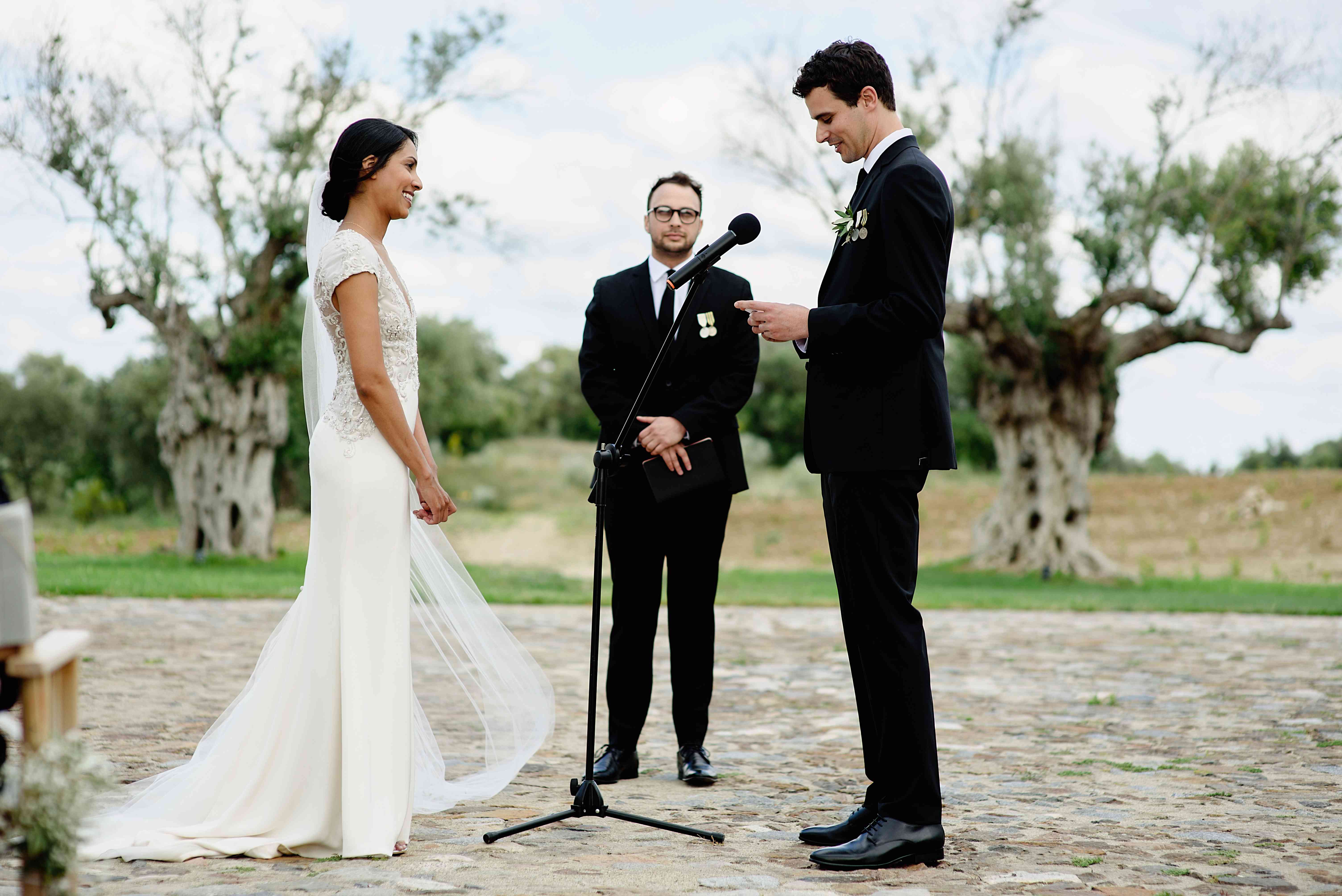 <p新娘和新郎在仪式上</p <br