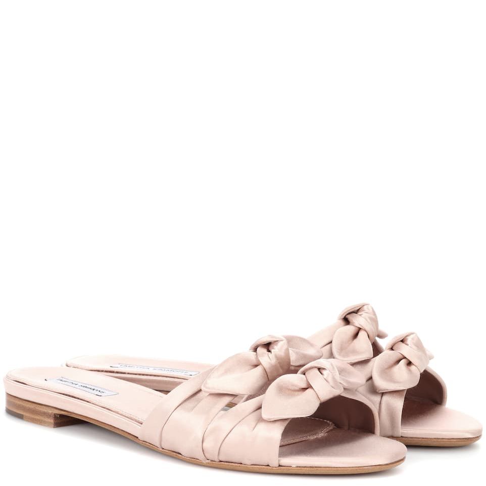 塔比莎西蒙斯Cleo缎面凉鞋