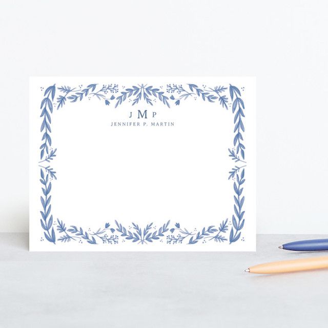 镶花的个性化文具