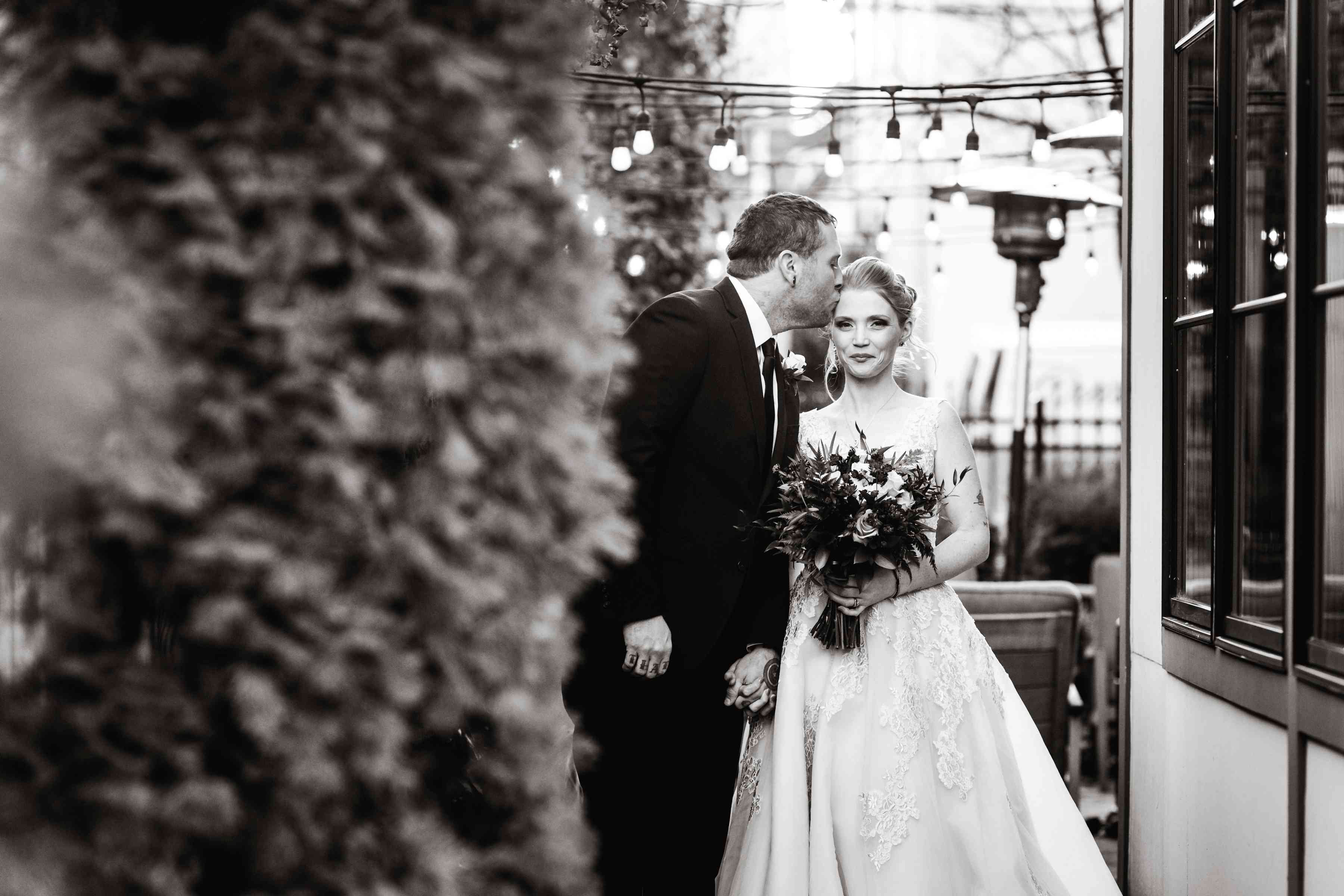 希望在婚礼新娘和新郎