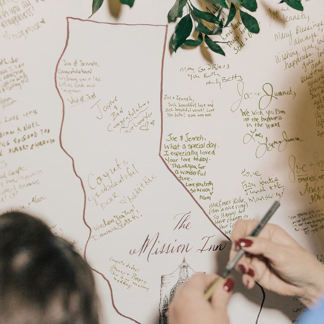 参加婚礼的客人